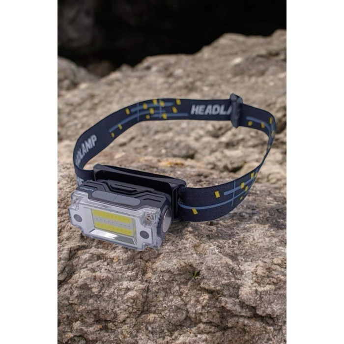 Kafa Lambası El Fenerli Kamp Lambası USB Şarjlı Esnek Lamba - Lisinya