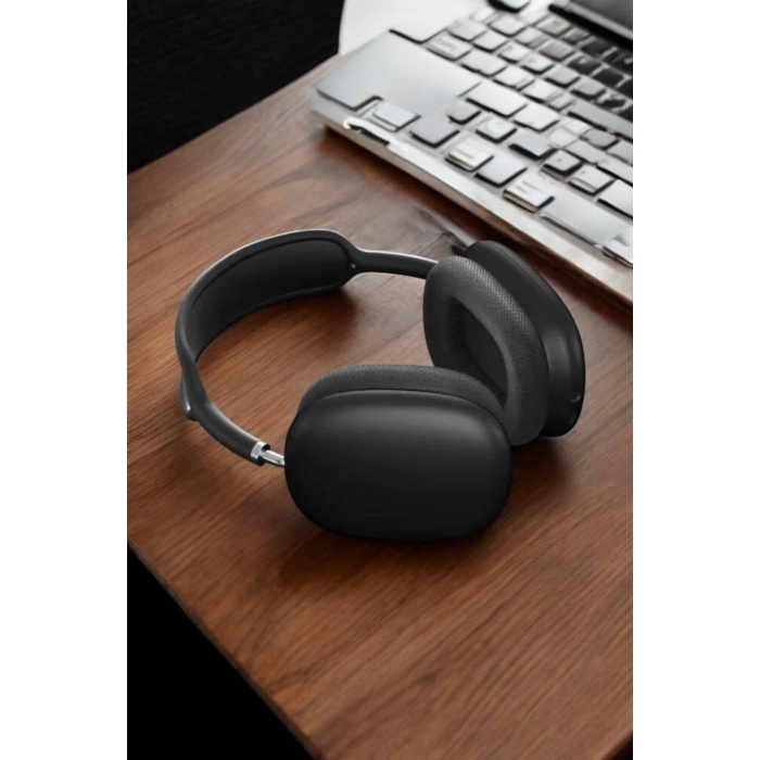 P9 Plus Kulaklık Siyah Bluetooth Bağlantılı Kulak Üstü Kablosuz ANC Özelliği - Lisinya