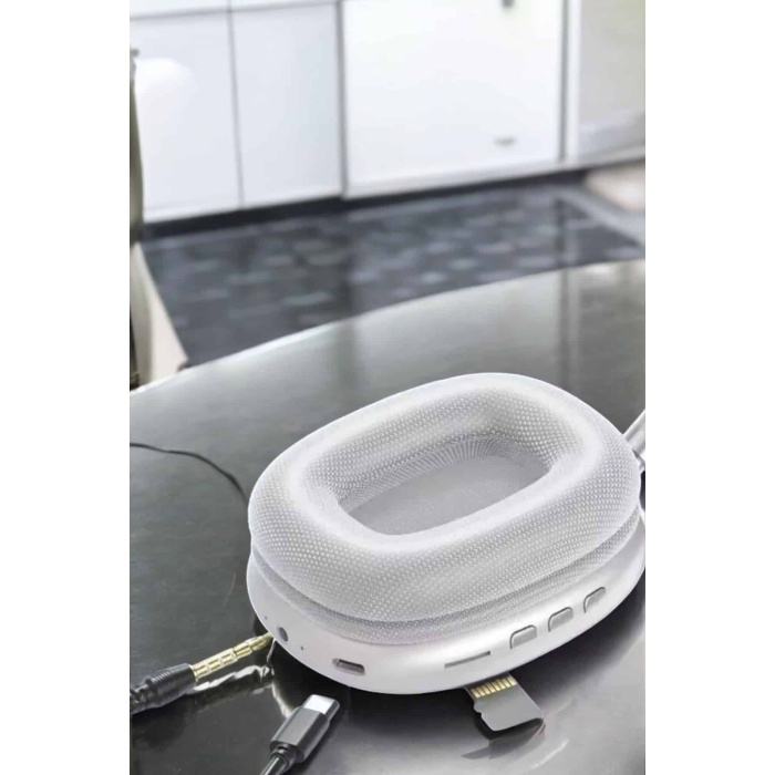 P9 Plus Kablosuz Kulak Üstü Bluetooth Kulaklık Beyaz Yüksek Ses Kaliteli - Lisinya