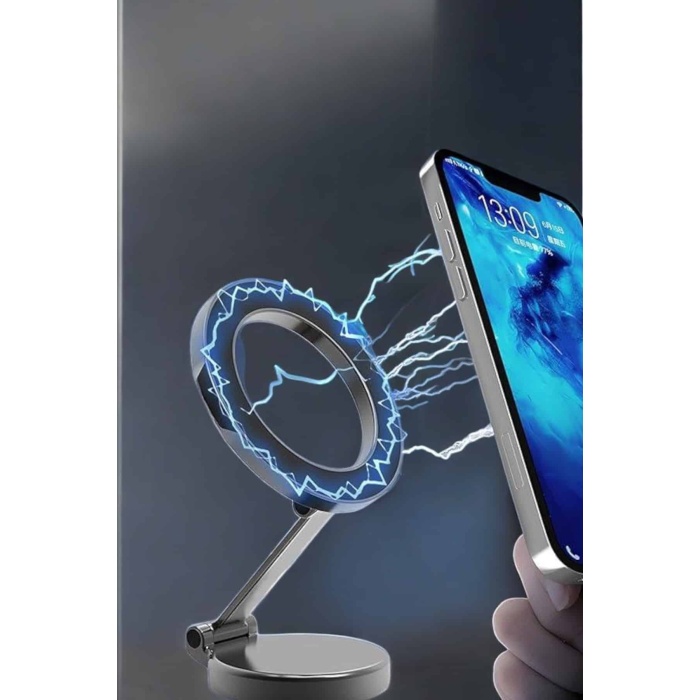 Telefon Tutucu Tüm Arabalara Uyumlu Araç İçi Katlanabilir Manyetik Tasarım - Lisinya