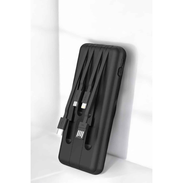 Hızlı Şarj Dijital Göstergeli Powerbankli Çoklu Şarj Özelliği - Lisinya