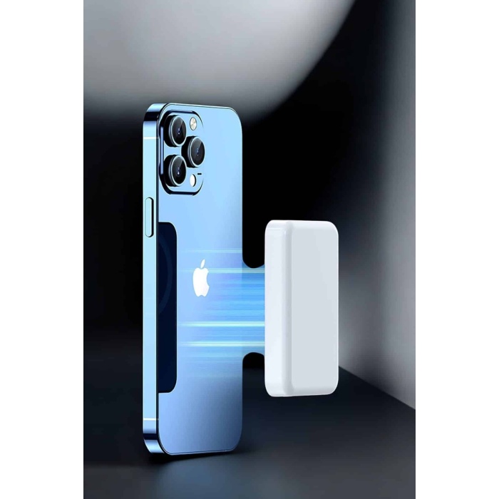 5000 Mah İOS Uyumlu Magsafe Kablosuz Şarj Hızlı Şarj Desteği - Lisinya