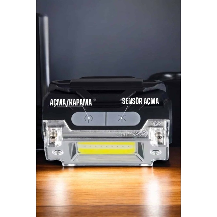 Kafa Lambası Kamp Feneri Balıkçı Feneri Başlıklı Suya Dayanıklı - Lisinya