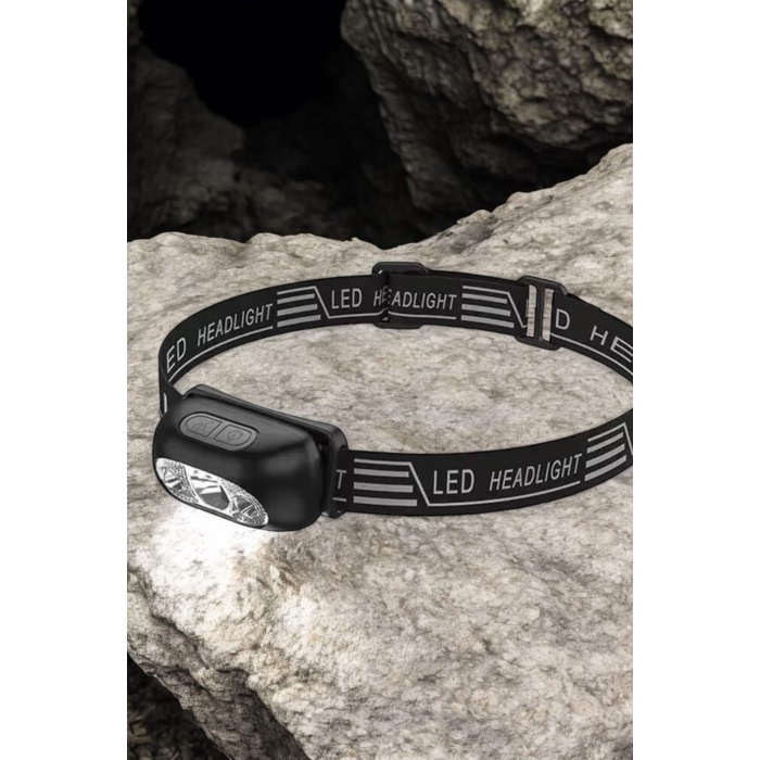 Kamp Lambası Led Işık Kafa Lambası Balıkçı Lambası Ayarlanabilir - Lisinya