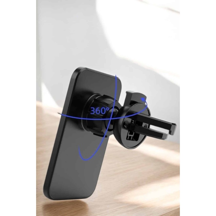 Kablosuz Şarj Aleti Magsafe Araç Içi Manyetik Şarj 15W İOS Uyumlu - Lisinya