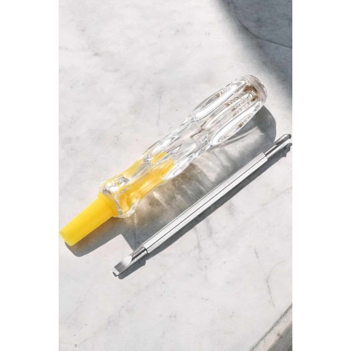 Test Cihazı Kontrol Kalemi Çift Başlıklı Şeffaf Elektrik Testi - Lisinya