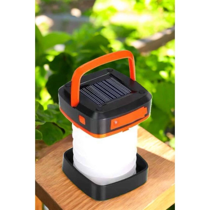 Led Lamba Kamp Lambası Hafif Taşınabilir Şarj Süreli Akordeon El Fenerli - Lisinya