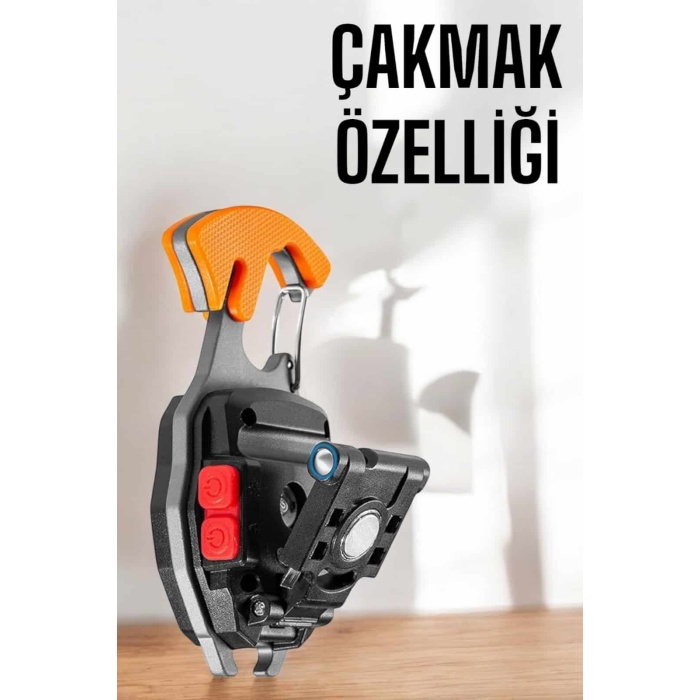 yeni nesil Kamp Feneri Çok Fonksiyonlu Fener Anahtarlık Usb Çakmaklı Cam Kırıcı Kemer Kesici Açacak - Lisinya