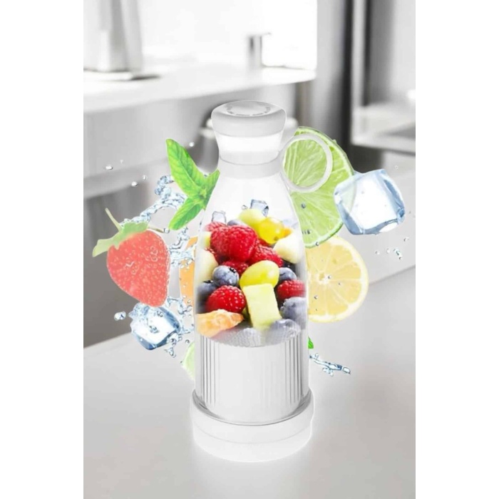 El Blender Bardak Blender Şarjlı Taşınabilir Meyve Sıkcağı Smoothie - Lisinya