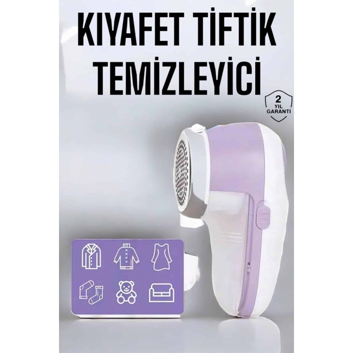 Tiftik Temizleyici Hazneli Şarjlı Manuel Kolay Kullanım - Lisinya