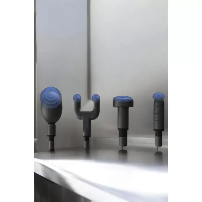 4 Başlıklı Darbeli Şarjlı Masaj Aleti Tabancası Kablosuz - Lisinya