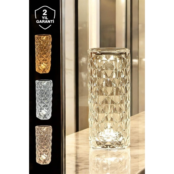 Dokunmatik Kristal Gece Lambası Hediyelik - Lisinya