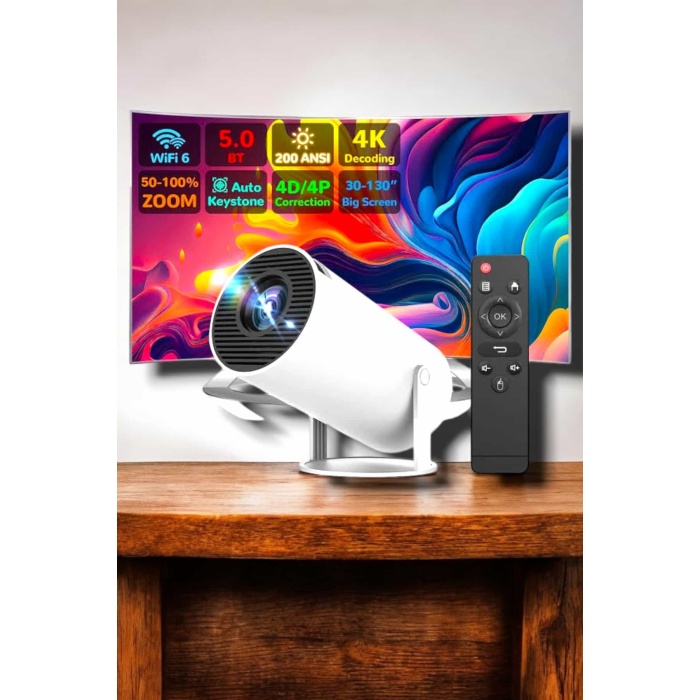 HDMI ve Full HD Teknolojili 160 ANSI Lümen Kablosuz Projeksiyon - Lisinya