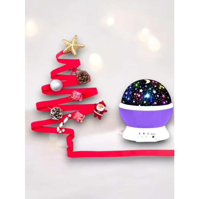 Yıldızlı Gökyüzü Efektli Projektörlü Masa ve Gece Lambası - Lisinya