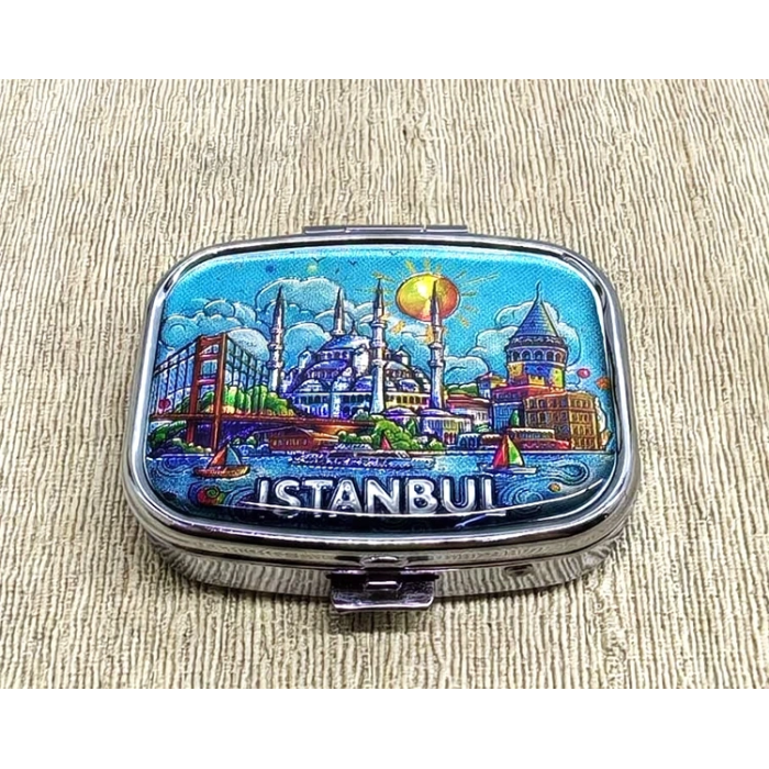 İstanbul Temalı İlaç Kutusu Alk4367 - Lisinya