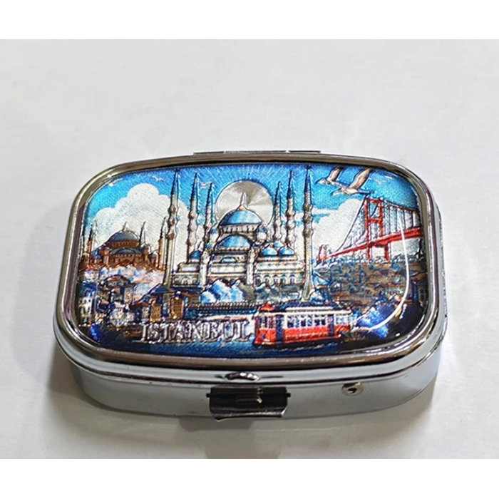 İstanbul Temalı İlaç Kutusu Alk4370 - Lisinya