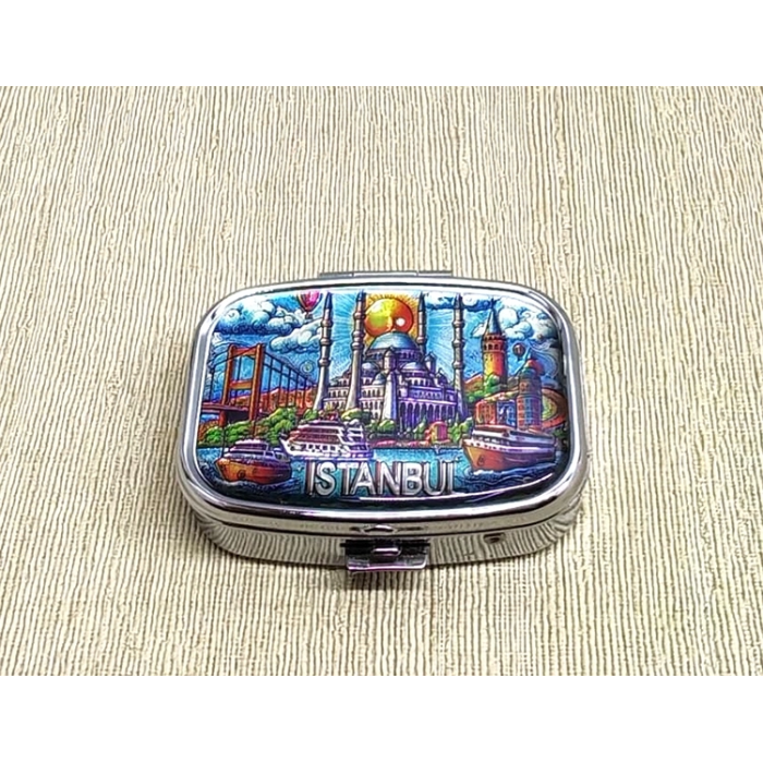 İstanbul Temalı İlaç Kutusu Alk4368 - Lisinya