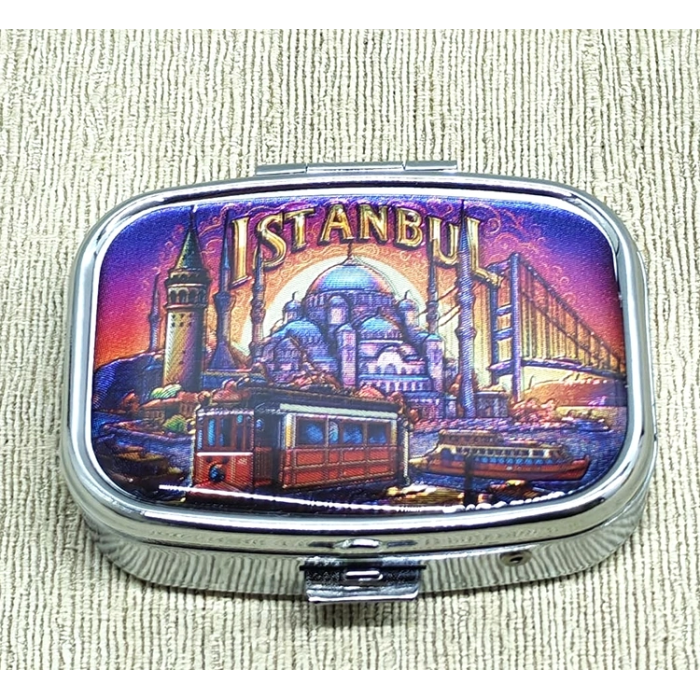 İstanbul Temalı İlaç Kutusu Alk4369 - Lisinya