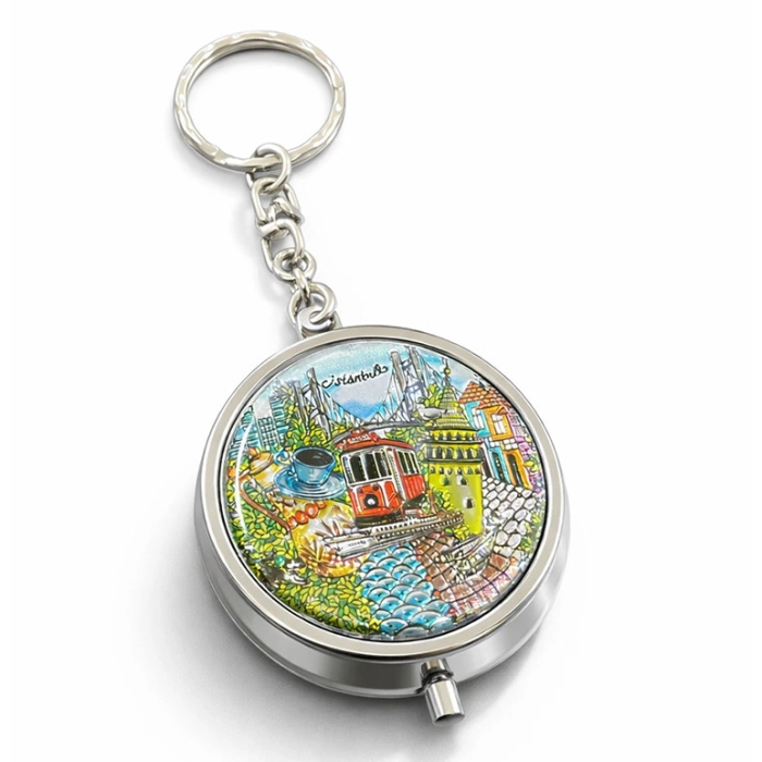 İstanbul Temalı Küllük Anahtarlık Alk4051 - Lisinya