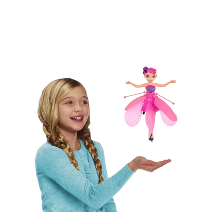 Uçan Peri Oyuncak Usb Kablolu ve Şarj Edilebilir Oyuncak Pembe Renkli ( Lisinya )
