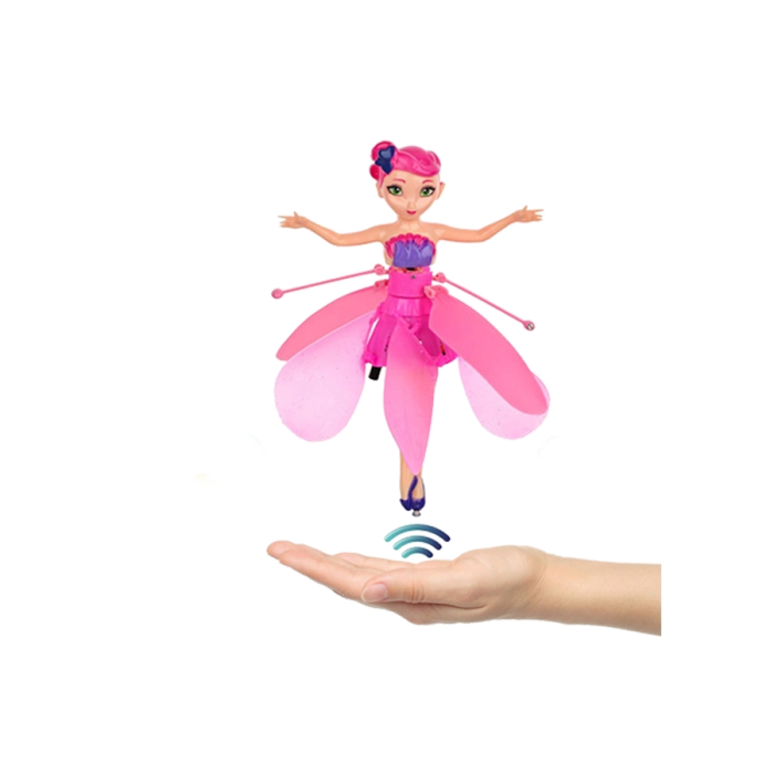 Uçan Peri Oyuncak Usb Kablolu ve Şarj Edilebilir Oyuncak Bebe Mavisi ( Lisinya )