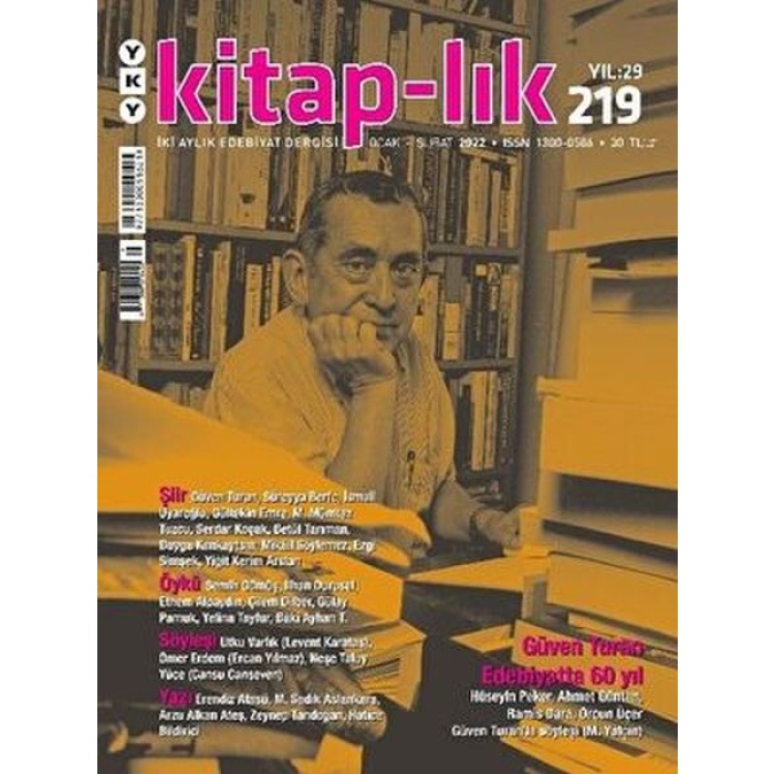 Kitap-lık Sayı 219 - İki Aylık Edebiyat Dergisi (Şubat 2022)