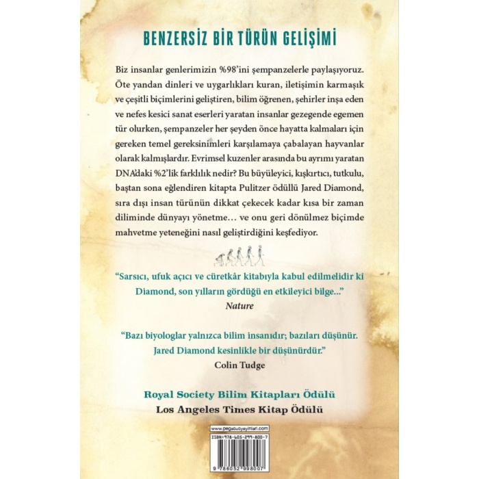 Üçüncü Şempanze: İnsan Türünün Evrimi ve Geleceği - Ciltsiz