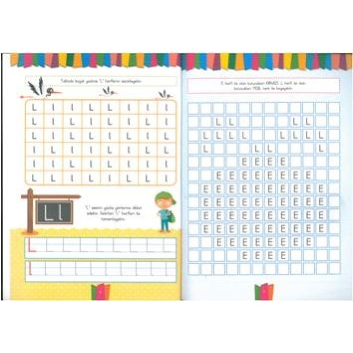 Harfleri Tanıma Yazı Yazma Alıştırmaları