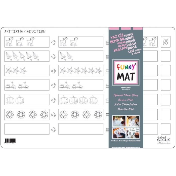 Funny Mat - Arttırma 33,5x48cm