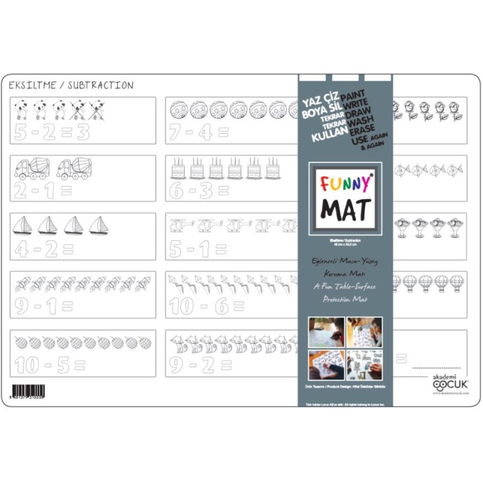 Funny Mat - Eksiltme 33,5x48cm