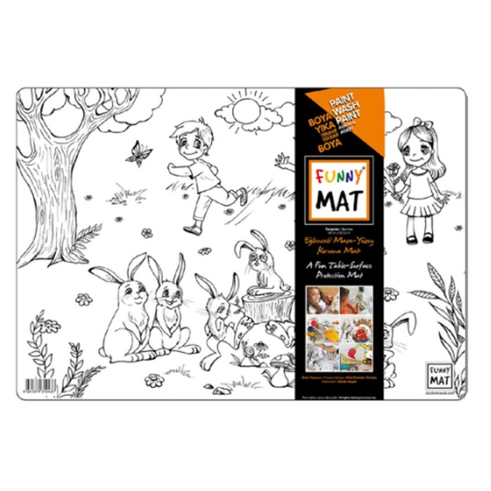 Funny Mat- Tavşanlar - 33,5x48cm