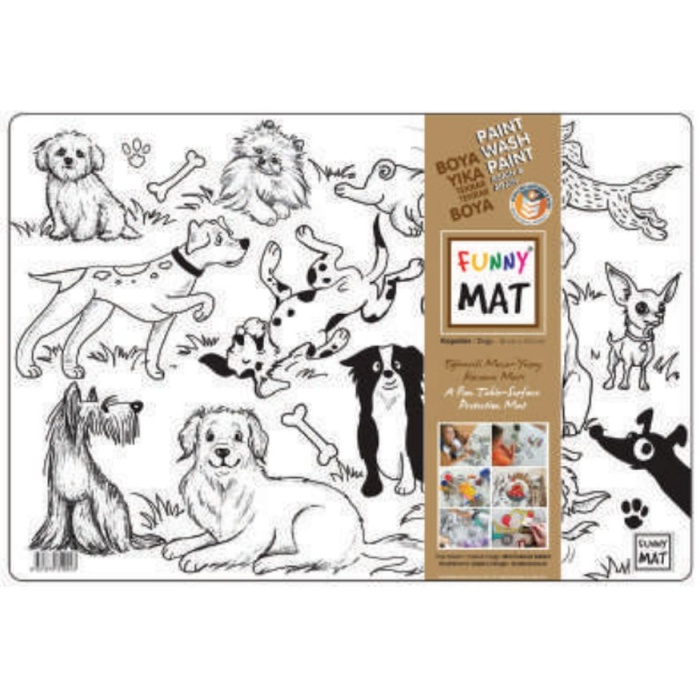 Funny Mat - Köpekler 33,5x48cm