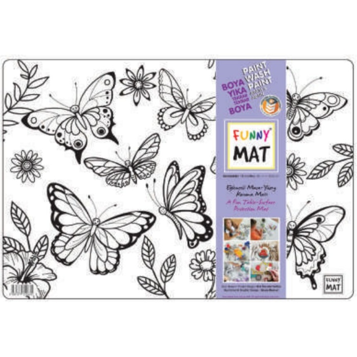 Funny Mat - Kelebekler 33,5x48cm