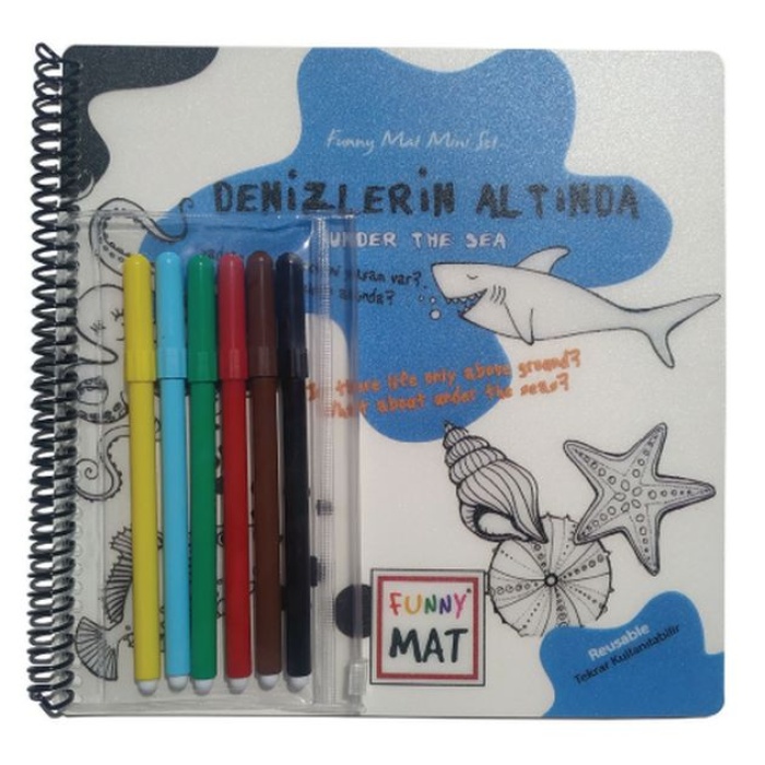 Denizlerin Altında - Funny Mat - Mini Set (Aktivite Seti)