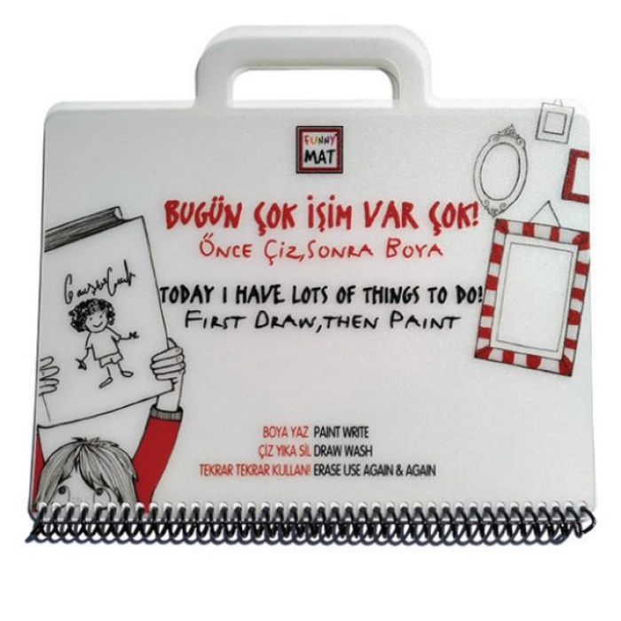 Funny Mat Mini Set - Bugün Çok İşim Var Çok!