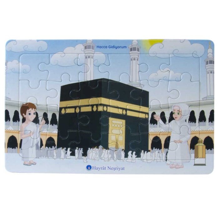 Hacca Gidiyorum 24 Parça Yapboz