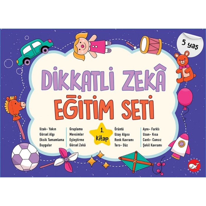 Dikkatli Zeka Eğitim Seti - 1. Kitap (5 Yaş)