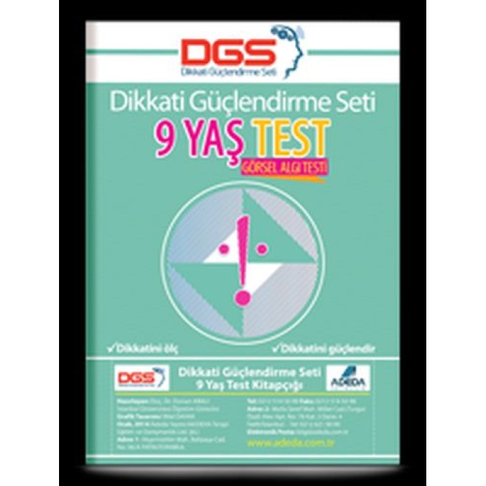 Dikkati Güçlendirme Seti 9 Yaş Test