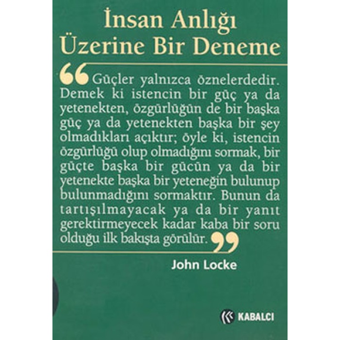 İnsan Anlığı Üzerine Bir Deneme