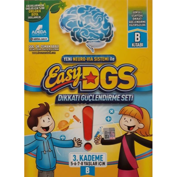 EASY Dikkati Güçlendirme Seti 5-8 yaş B Kitapçığı