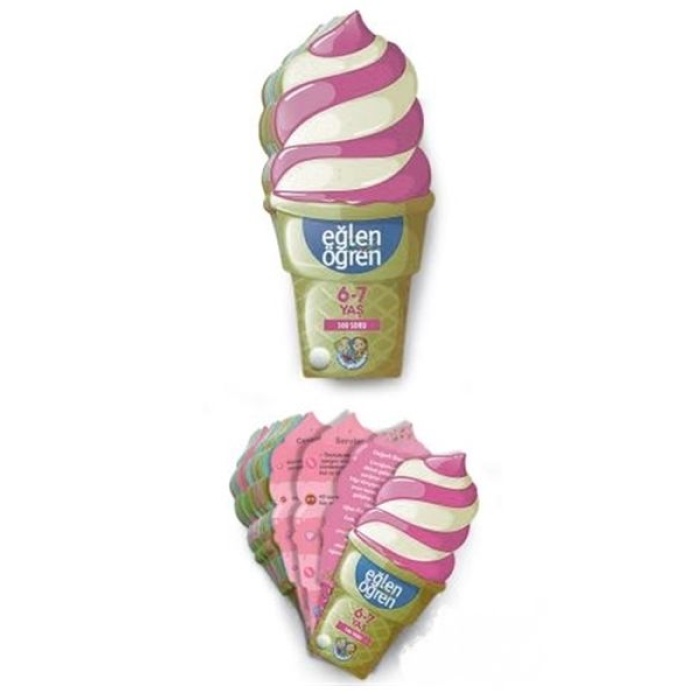 Eğlen Öğren Ice Cream - 300 Soru (6-7 Yaş)