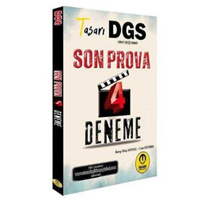 Tasarı Eğitim Yayınları DGS Son Prova 4 Çözümlü Deneme