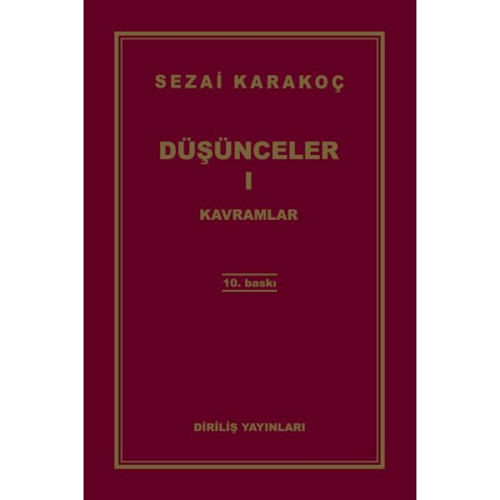 Düşünceler 1 - Kavramlar