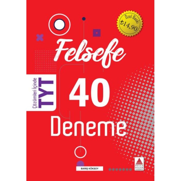 Delta Kültür TYT Felsefe 40 Deneme (Yeni)