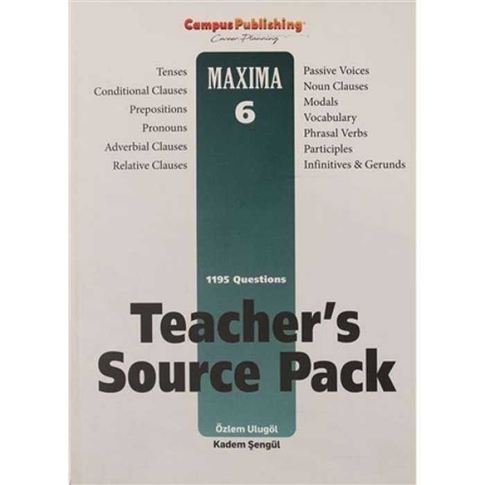 Teachers Source Pack - Maxima 6