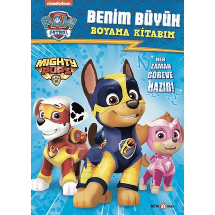 Paw Patrol Benim Büyük Boyama Kitabım