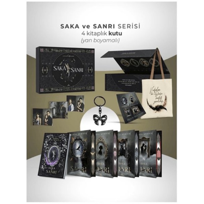 Saka ve Sanrı Serisi - 4 Kitaplık Yan Boyamalı Kutu