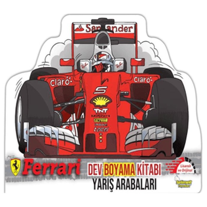 Ferrari Dev Boyama Yarış Arabaları