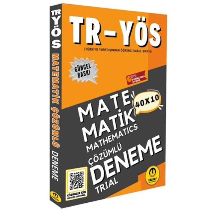 Tasarı TR YÖS Matematik 40X10 Çözümlü Deneme
