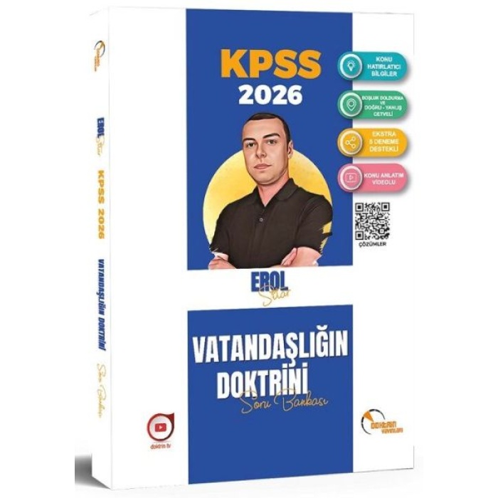 Doktrin 2026 KPSS Vatandaşlık Vatandaşlığın Doktrini Soru Bankası Çözümlü